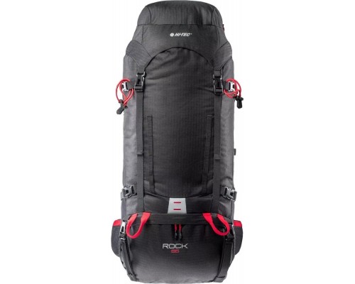 Plecak Hi-tec ROCK 65 black/high risk red