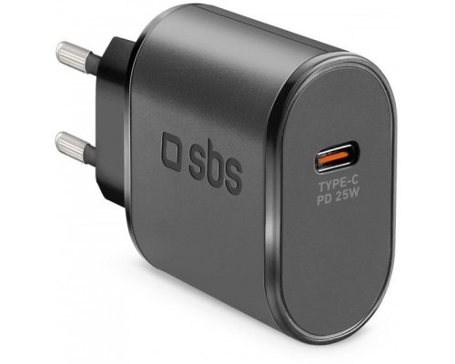 Ładowarka sieciowa SBS TETR1CPD25 25W USB-C z Power Delivery - czarna