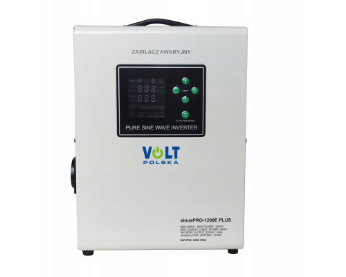Przetwornica VOLT POLSKA SINUSPRO 1200E PLUS 12V 800/1200W LiFePO4, MENU