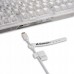 Sharkoon Gaming Crystal Shark White DE