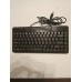 Perixx PERIBOARD-409 H, US, Mini USB-klawiatura, 2 Hubs, czarny (US-Layout)