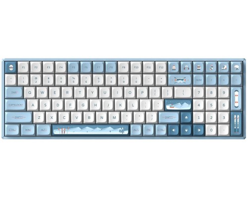IQUNIX F97 Wintertide Wireless Gaming Keyboard, RGB - MX-Brown-Switches (US)