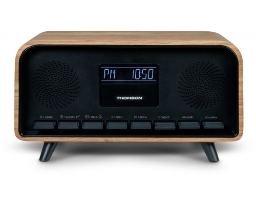 Thomson drewniany wireless COSY Bluetooth Radio FM Alarm LCD 30W