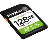 SD  Kingston Canvas Select Plus SDXC 128 GB Class 10 UHS-I/U1 V10 (SDS3/128GB)
