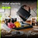 AD 1387 hotelowy ze stali nierdzewnej o pojemności 1,0 l | tacka powitalna z kubkami i przegródkami