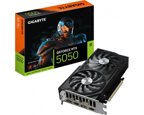 Gigabyte GeForce RTX 5050 Windforce OC V2 8GB GDDR6 DLSS4 (GV-N5050WF2OCV2-8GD)