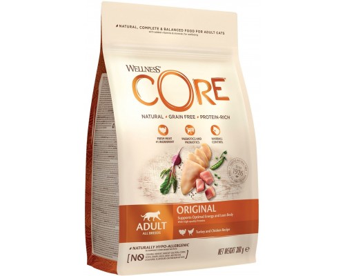 Crave Core Original, sucha karma dla adults kotów, turkey i chicken, 300g