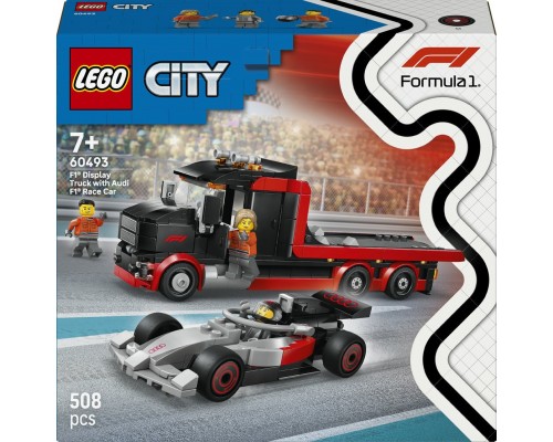 LEGO City Ciężarówka F1® z bolidem Audi F1® (60493)