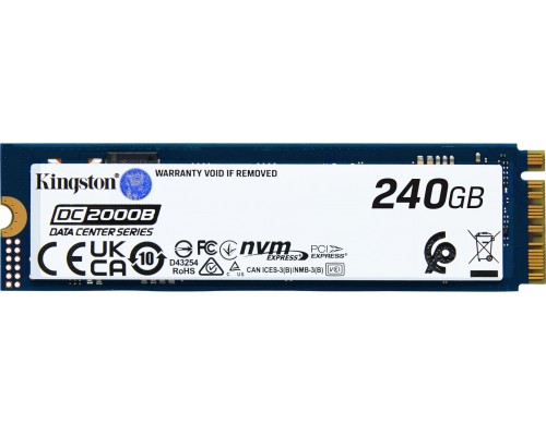 SSD Kingston Kingston Technology DC2000B 240 GB M.2 PCI Express 4.0 NVMe 3D TLC
