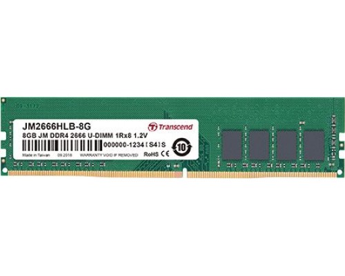 Transcend JetRam, DDR4, 8 GB, 2666MHz, CL19 (JM2666HLB-8G)