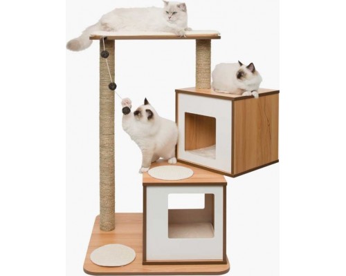 Catit standing Catit Vesper Double, 103.5 x 65 x 65 cm, nutty