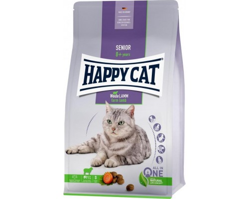 Happy Cat Senior Farm Lamb, pow. 8 age, lamb, 1,3 kg