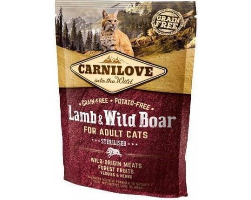 Carnilove 400g CAT STERILISED LAMB WILD