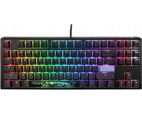 Ducky Ducky One 3 Classic Black/White TKL Gaming Keyboard, RGB LED - MX-Black (US)