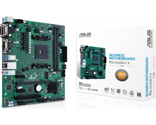 AMD A520 Asus PRO A520M-C II/CSM