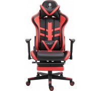 Ghost Chairs with footrest GHOST-SIX Black Red