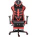 Ghost Chairs with footrest GHOST-SIX Black Red