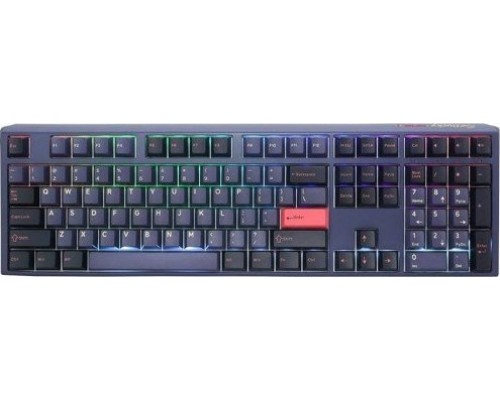 Ducky Ducky One 3 Cosmic Blue Gaming Keyboard, RGB LED - MX-Red (US)