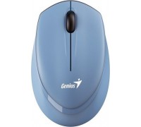 Genius Genius NX-7009, 1200DPI, 2.4 [GHz], optyczna, 3kl., bezprzewodowa, niebieska, 1 szt AA, Blue-Eye sensor, symetryczna