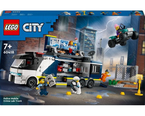 LEGO City Политическая тюрьма с криминалистической лабораторией (60418)