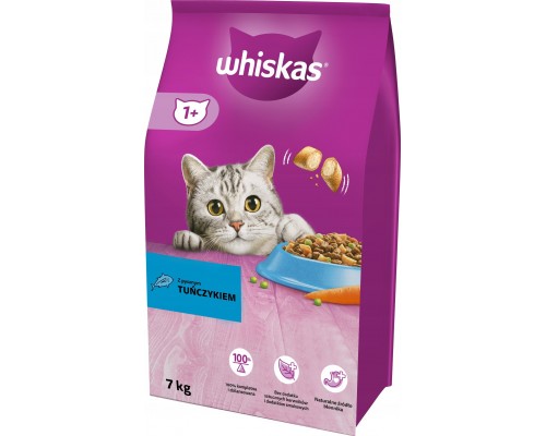 Whiskas WHISKAS Cat Adult Sucha Food z tuńczykiem 7kg