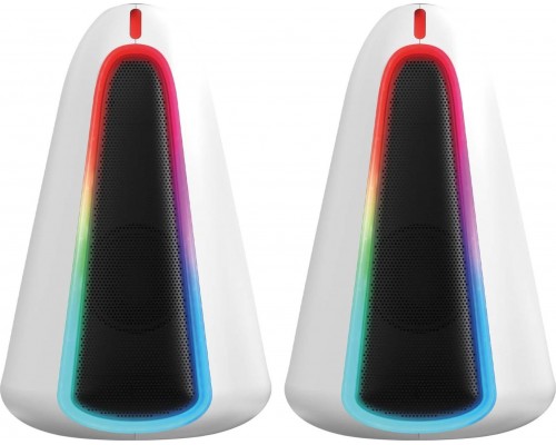 Marvo Marvo i MONKA SG-500, 2.0, 6W, białe, regulacja głośności, podświetlenie RGB