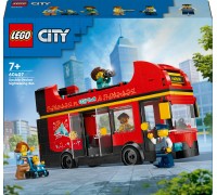LEGO City Sarkanais divstāvu tūristu autobuss (60407)