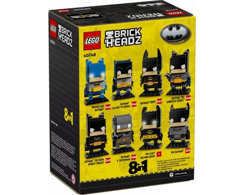 LEGO BrickHeadz Batman™ 8 figūriņas ar 1 (40748)
