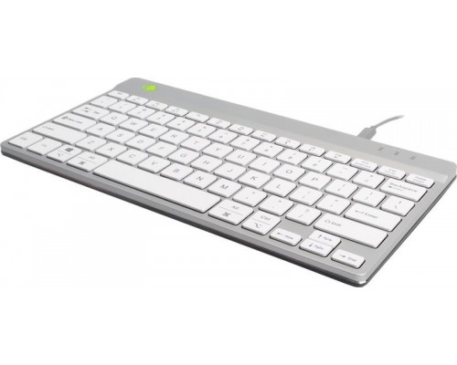 R-GO Tools R-Go Tools Compact Break RGOCOUSWDWH klawiatura USB QWERTY Angielski Biały