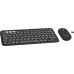 Logitech Logitech Pebble 2 Combo, Mini, RF Wireless + Bluetooth, Scissor key switch, QWERTY, Graphite, Mouse included