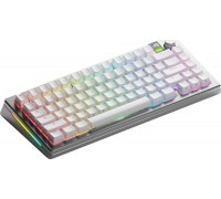 Glorious Glorious GMMK 3 Pro Wireless 75 % Custom Gaming-  Pre-Built, ANSI (US), Fox Switches, Silver
