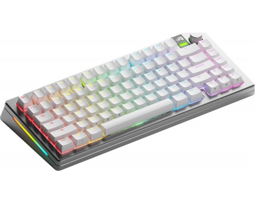 Glorious Glorious GMMK 3 Pro Wireless 75 % Custom Gaming-  Pre-Built, ANSI (US), Fox Switches, Silver