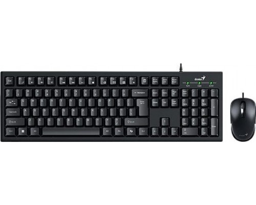 Genius GENIUS set klávesnice+myš KM-100SE/ Drátový set/ Copilot/ USB/ černá/ CZ+SK layout