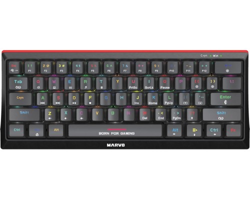 Marvo Hecate 61B , US , Mechanical, WiRed (USB), Black, RGB, Blue Switches