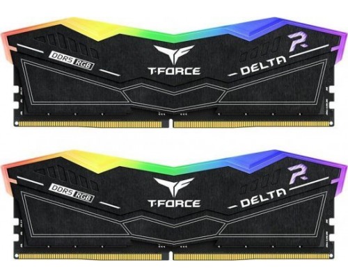 TeamGroup DDR5 Team Group T-FORCE D-ELTA RGB 32GB (2x16GB) 6400MHz CL32 1,35V Czarna