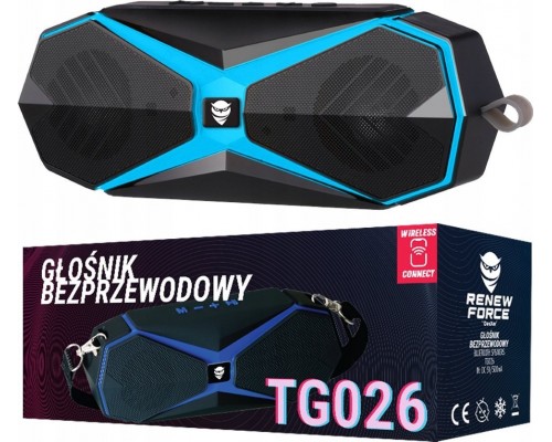 GŁOŚNIK BLUETOOTH NIEBIESKI X TG026
