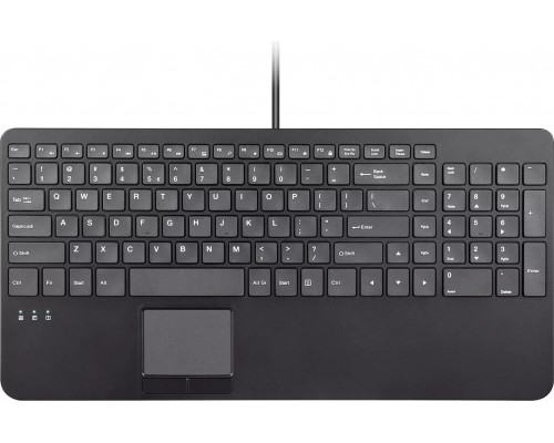 Perixx PERIBOARD-534 H DE Przewodowa klawiatura USB - z touchpadem i 2x hub