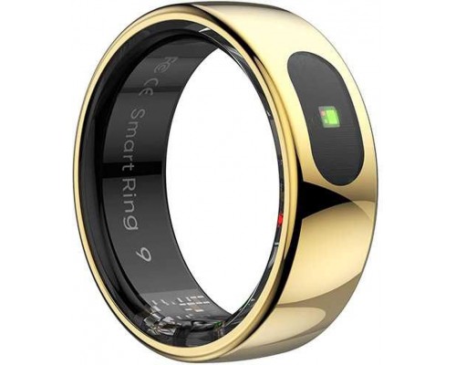 Smart RING PRO z�oty, pomiar stresu, t�tno, monitorowanie snu, roz. 9, Powerton