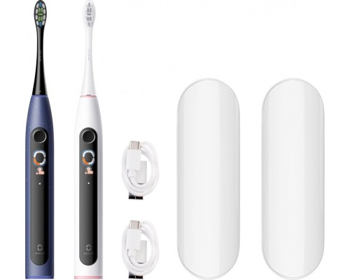 Oclean X Lite S Duo Set   x2, blue and gray