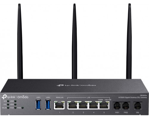 Omada DR3220v-4G4G+ Cat6 Gigabit Rackmount DSL Gateway