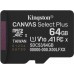 SD  Kingston Canvas Select Plus MicroSDXC 64 GB UHS-I/U1 A1 V10 (SDCS3/64GBSP)