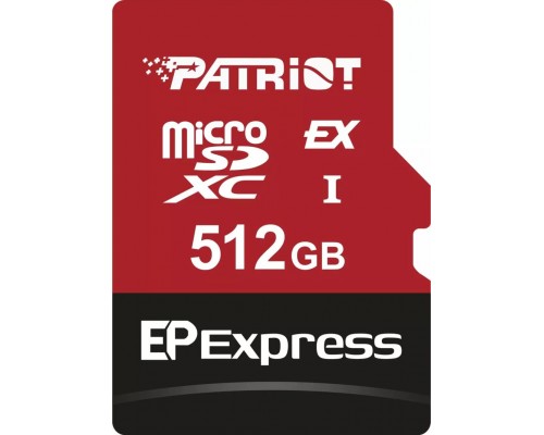 SD  Patriot EP Express MicroSDXC 512 GB Class 10 UHS-I/U3 V30 (PEF512GEPEXMCX)