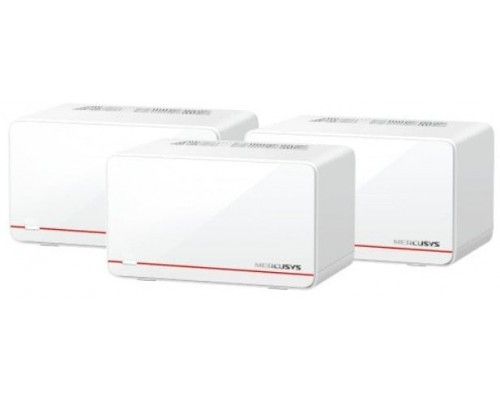 MERCUSYS Halo H37BE(3-pack) WiFi7 Mesh (BE6500,2,4GHz/5GHz,2x2,5GbELAN/WAN,1xGbELAN/WAN)