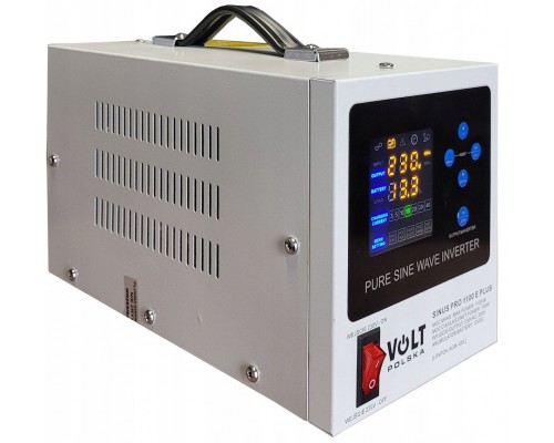 Przetwornica VOLT POLSKA SINUSPRO 1100E PLUS 12/230V (700/1100W) [AGM, GEL, LiFePO4