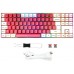 GAMIAC TKL90G Gaming Keyboard, Kailh Red - white/Red