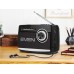 Sven SRP-155 black (3W, Bluetooth, FM/AM/SW, USB, microSD, latarka, bateria)