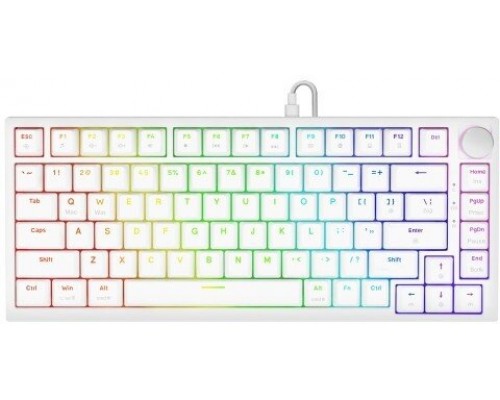 Savio ASTRAL WHITE JADE  Gaming USB QWERTY US  White