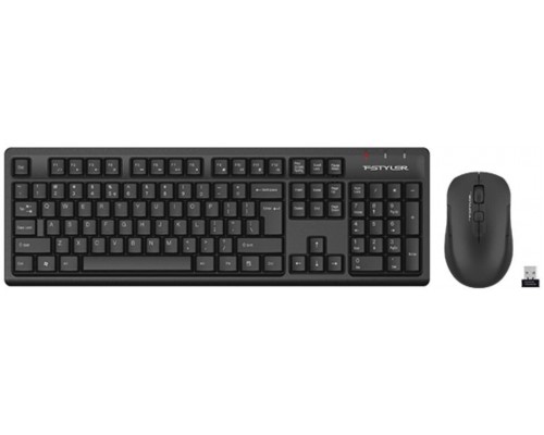A4Tech A4tech FG1200 FStyler bezprzewodowy zestaw biurowy klawiatury z myszą 2,4G czarny