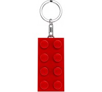 LEGO® Minifigurines™ Keychain Light 2x4 Brick Red