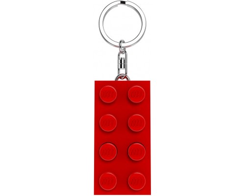 LEGO® Minifigurines™ Keychain Light 2x4 Brick Red